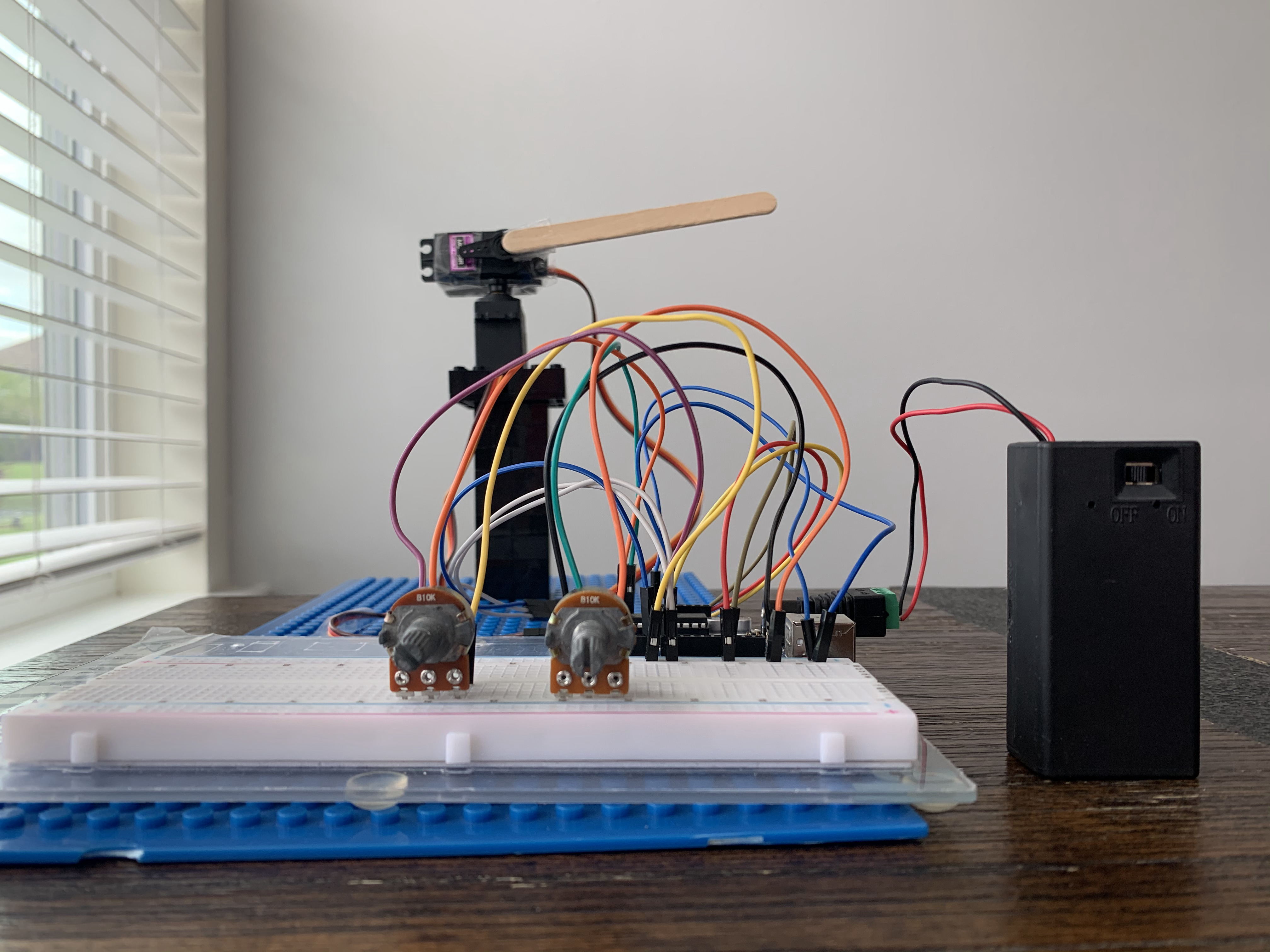 Controlling a Robotic Arm with Potentiometers Learn and Share