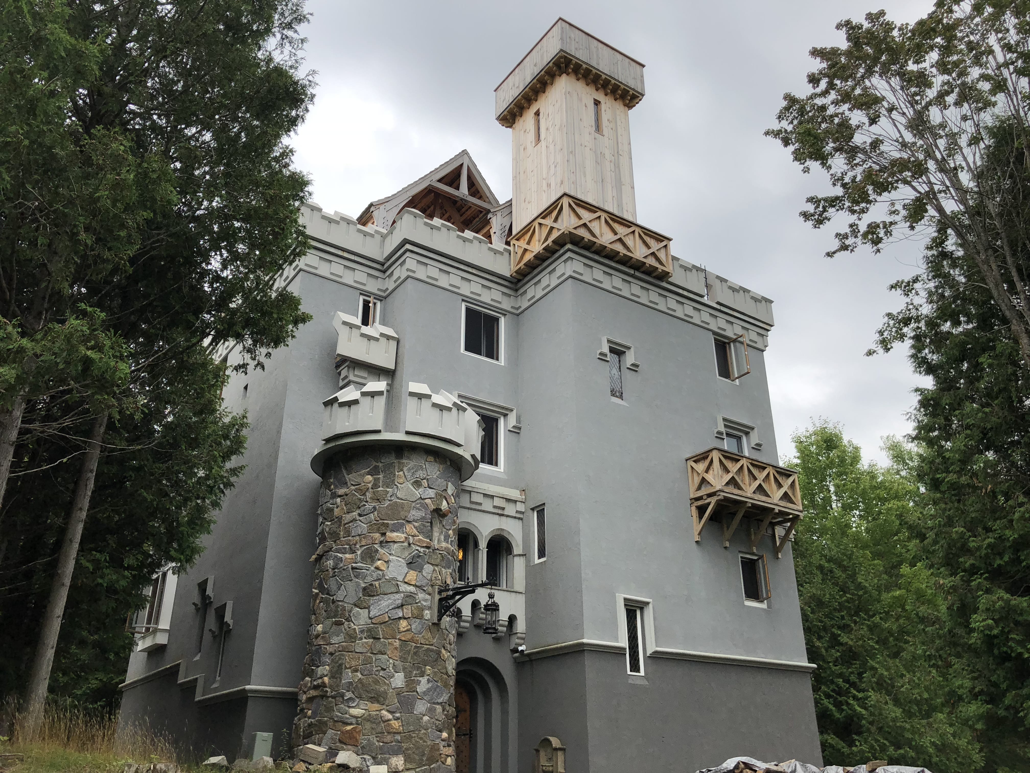 Tupper Lake Leary Castle & Hemlock Ledge Adirondack Architectural