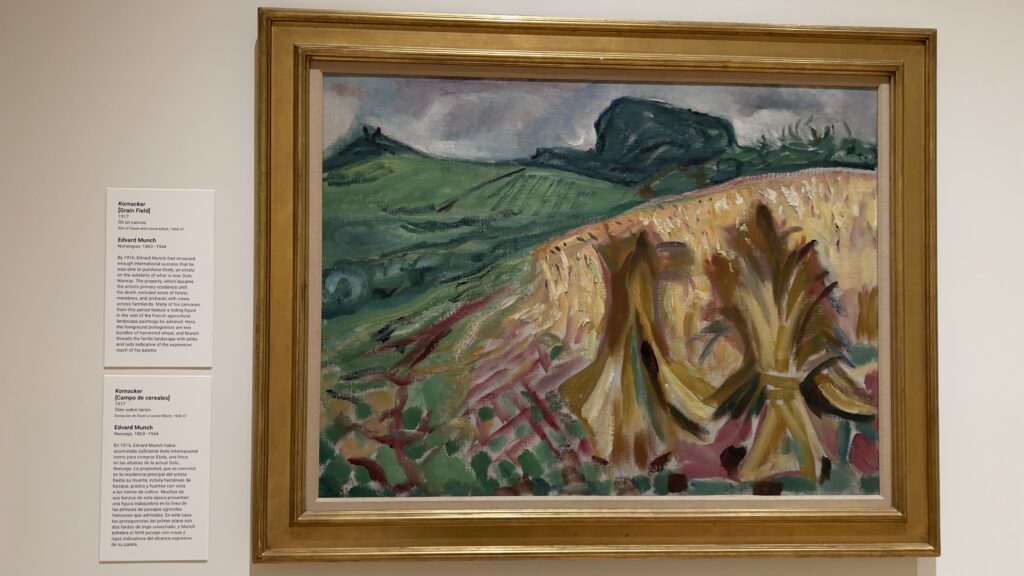 Grain Field by Edward Munch
