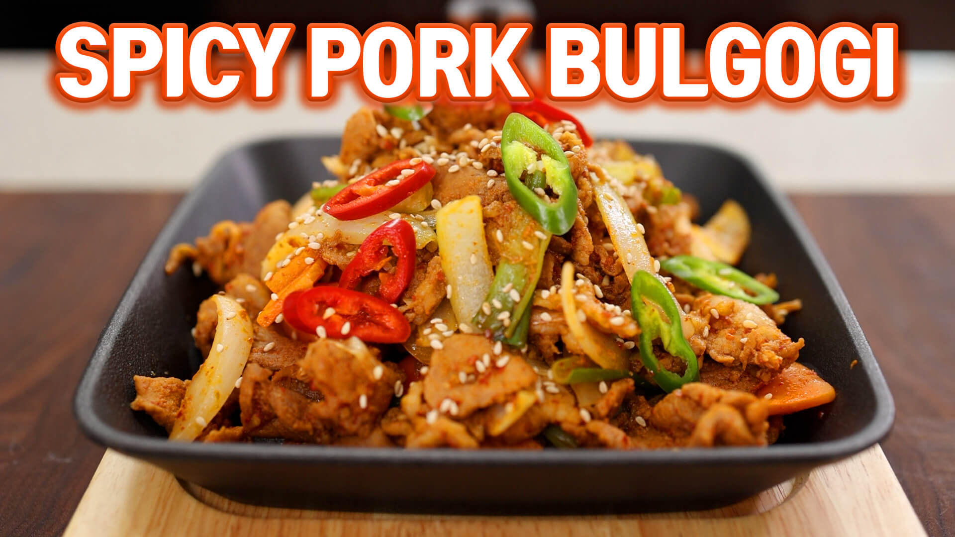 Spicy Pork Bulgogi (Jeyuk Bokkeum)