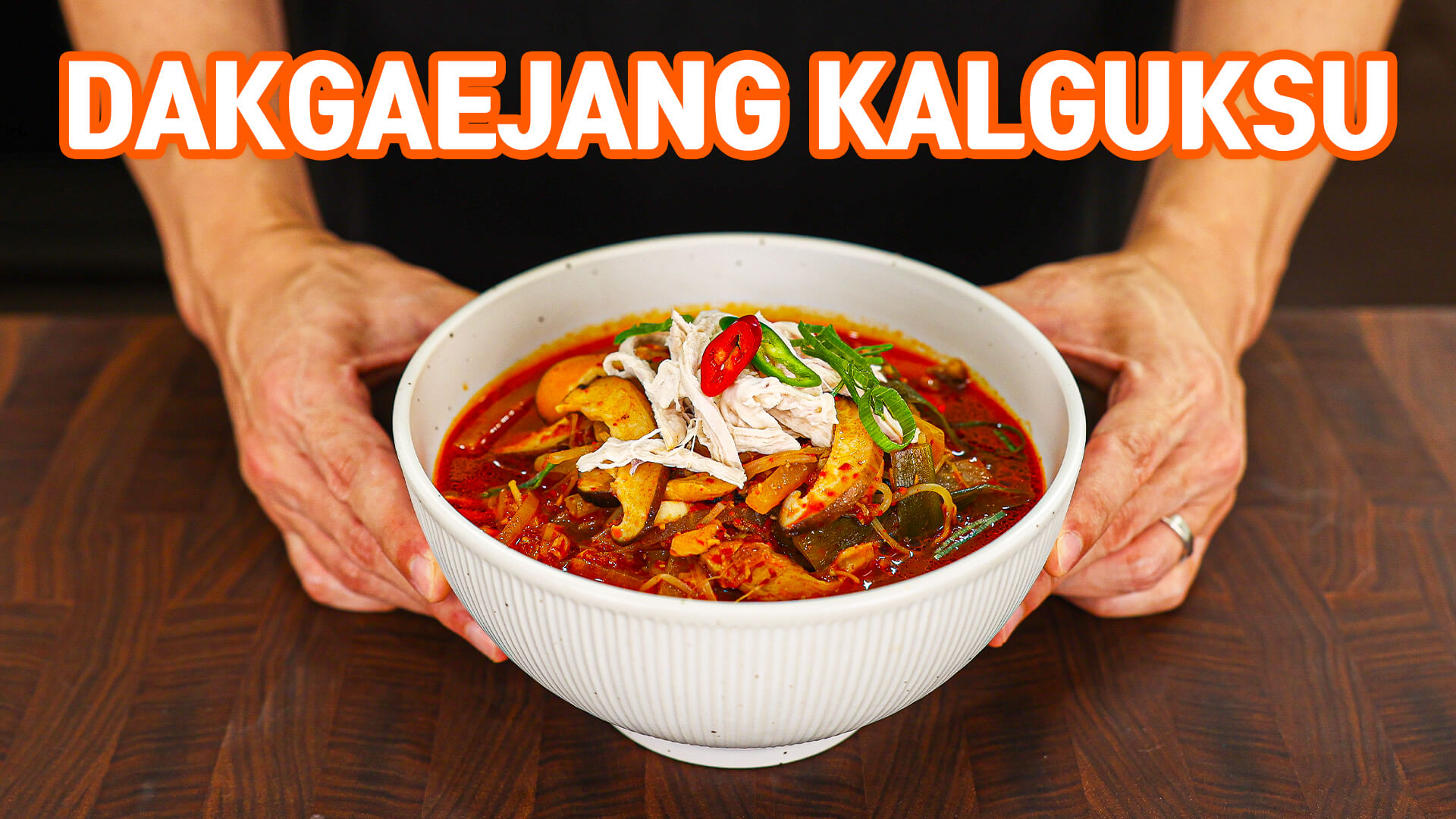 Korean Spicy Chicken Noodle Soup