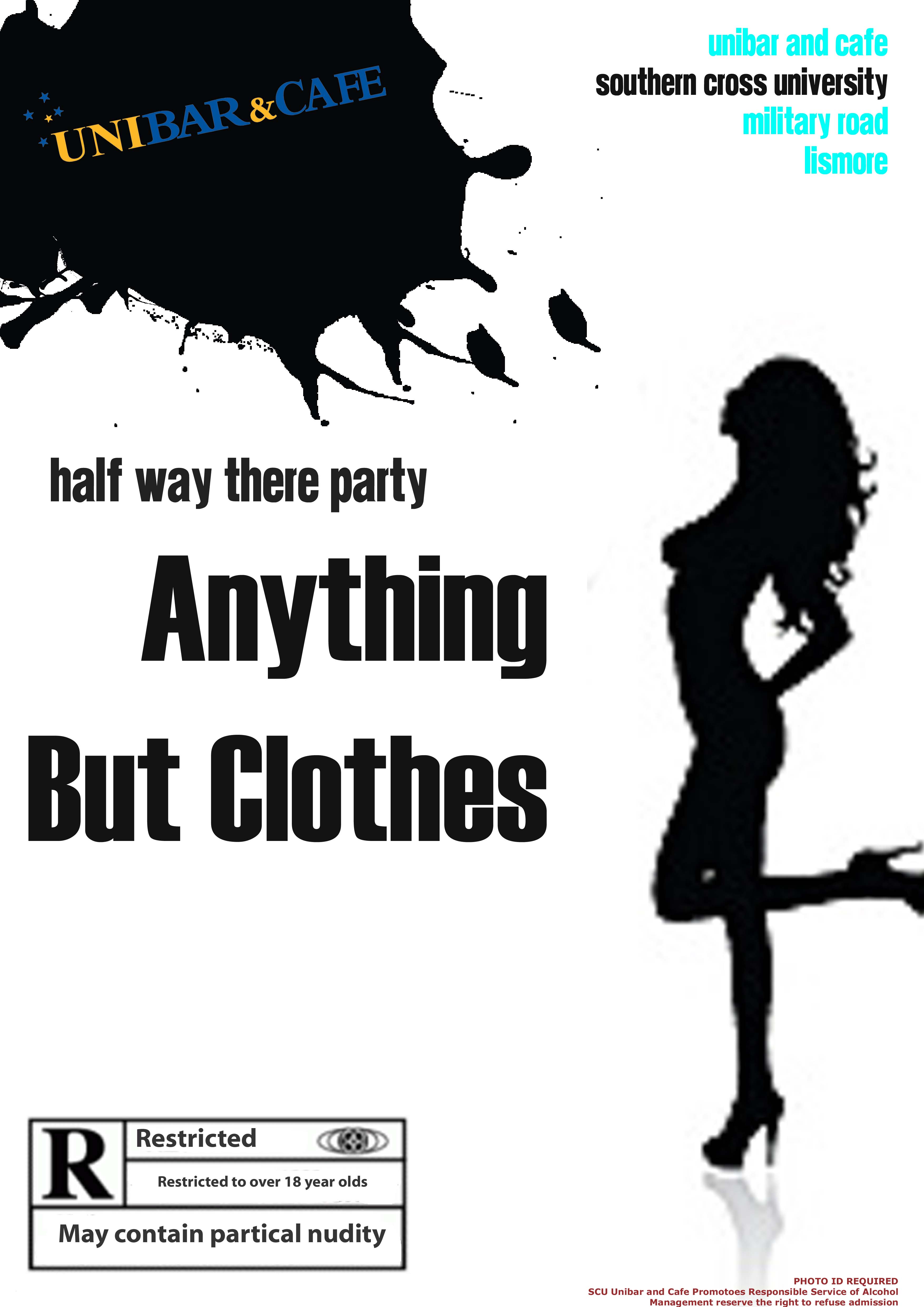 ANything But Clothes Poster Portfolio Aaron Beashel
