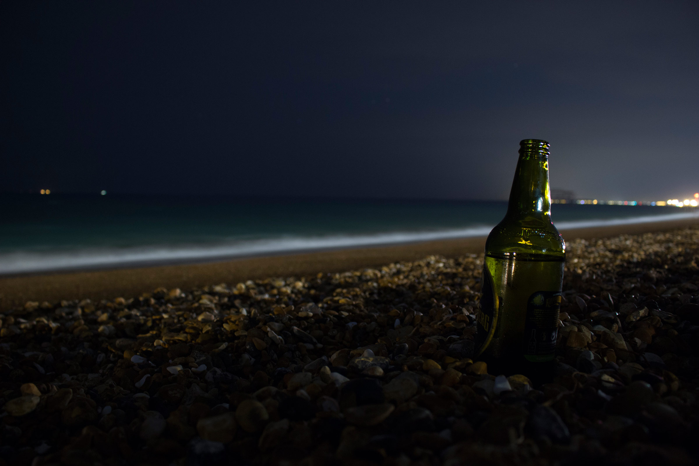 Late night beach hangouts with some of the indiewebcamp crew • Aaron