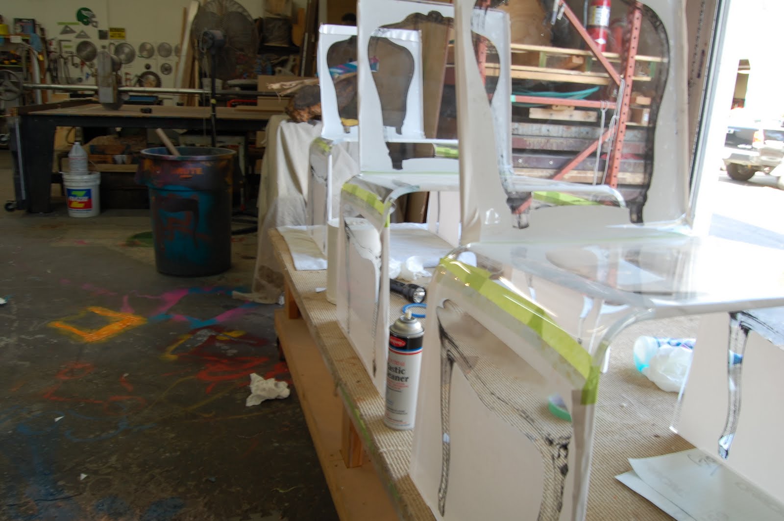 ACRYLIC….. LEATHER…. PAINT….. METAL……. Modern Acrylic Furniture by Aaron R. Thomas