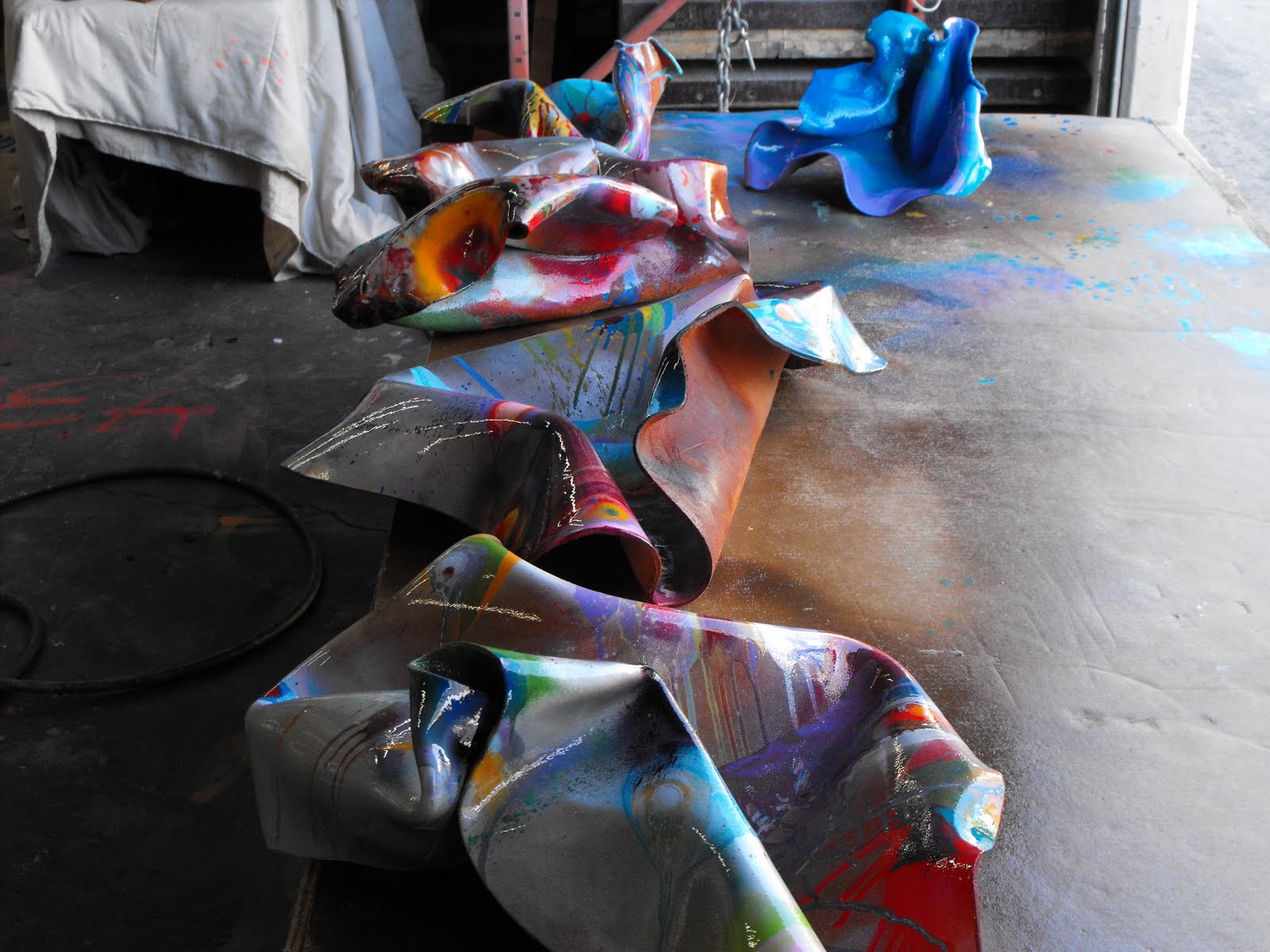 ACRYLIC….. LEATHER…. PAINT….. METAL……. Modern Acrylic Furniture by Aaron R. Thomas