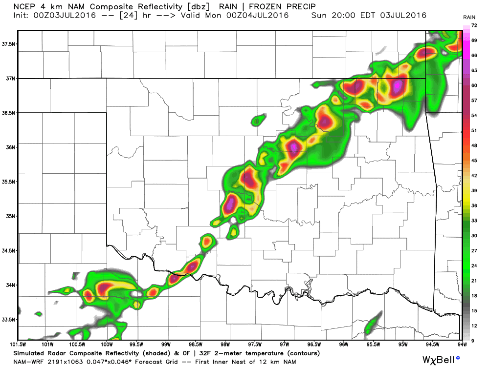Some Wet Fireworks Sunday Dry Monday ATs Weather