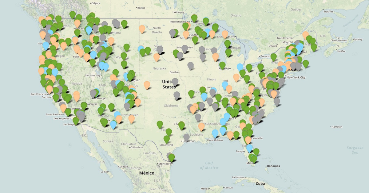 Land & Water Conservation Fund — 20142017 Map