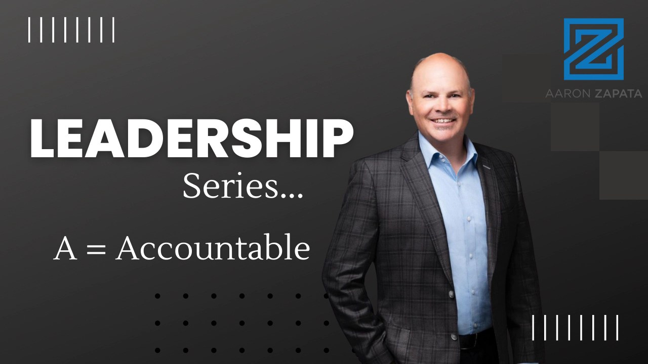 Aaron Zapata Real Estate Coach Leadership Series