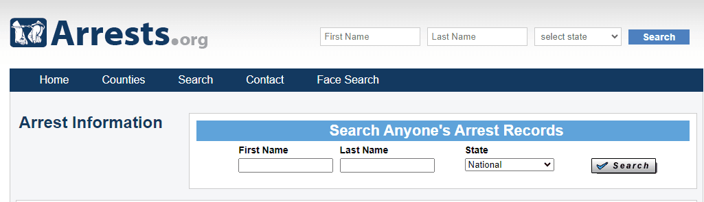 Records Mugshots And Inmate Records