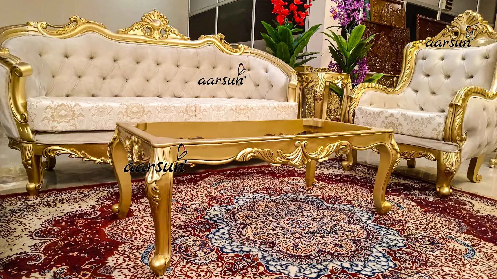 Finest Sofa Set design for royal homes Brand Aarsun