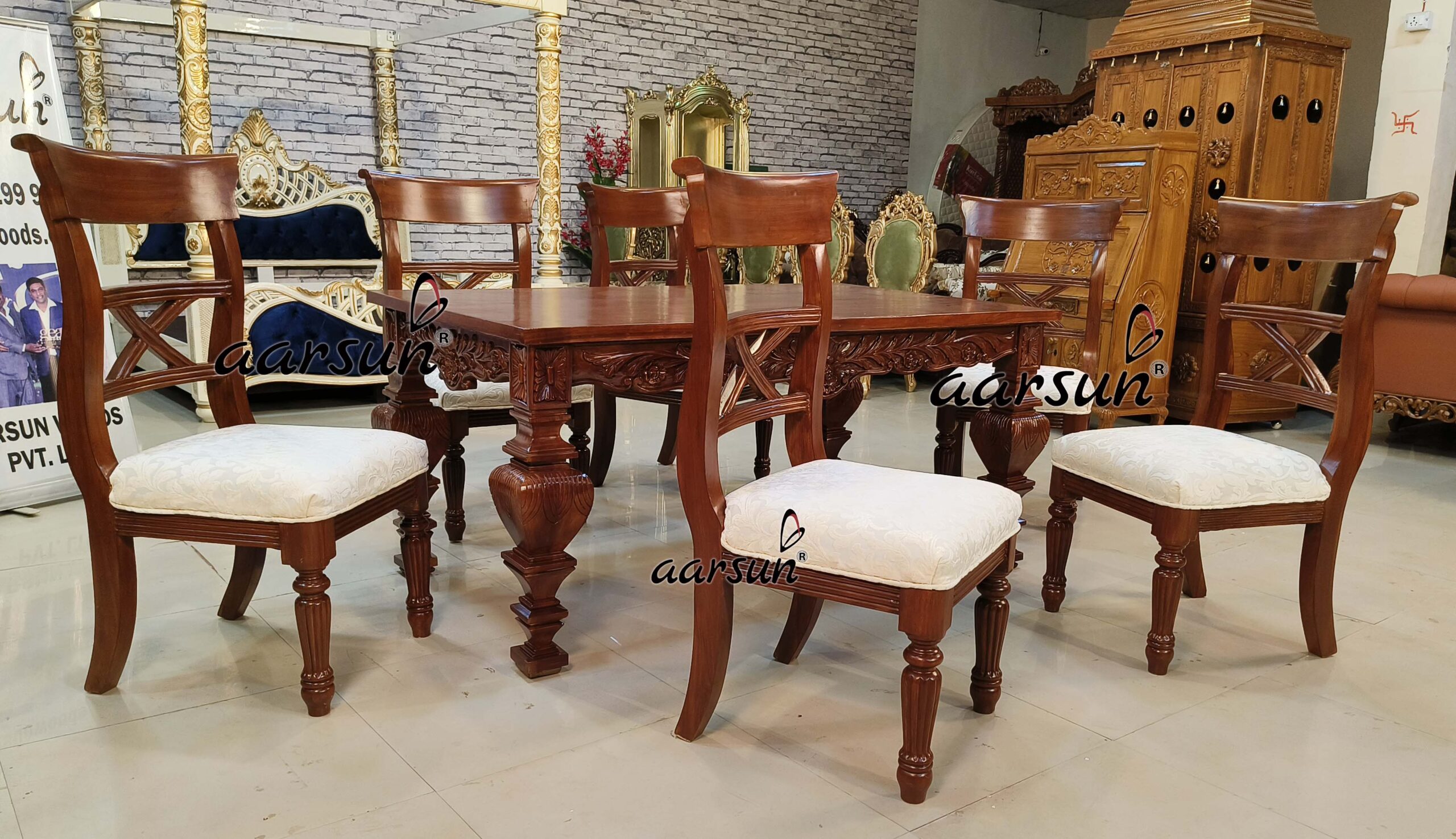 MidCentury 6 Seater Dining Set