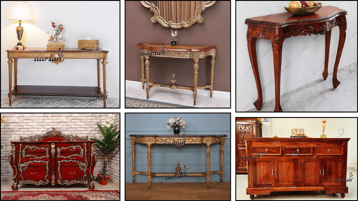 8 Wooden Console Table Designs A Timeless Design for Any Room Aarsun