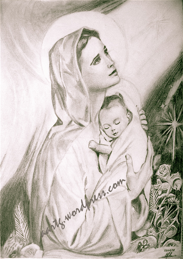 Dessin De La Vierge Marie OG91 Jornalagora