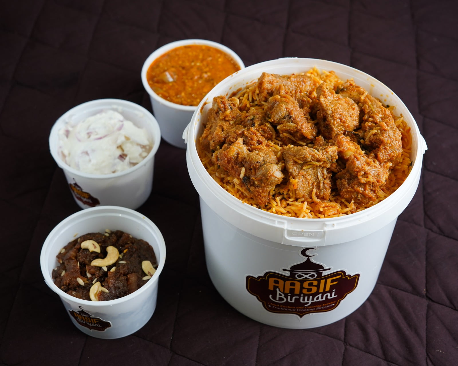 Mutton Bucket Biriyani Starter Pack Aasif Biriyani Catering