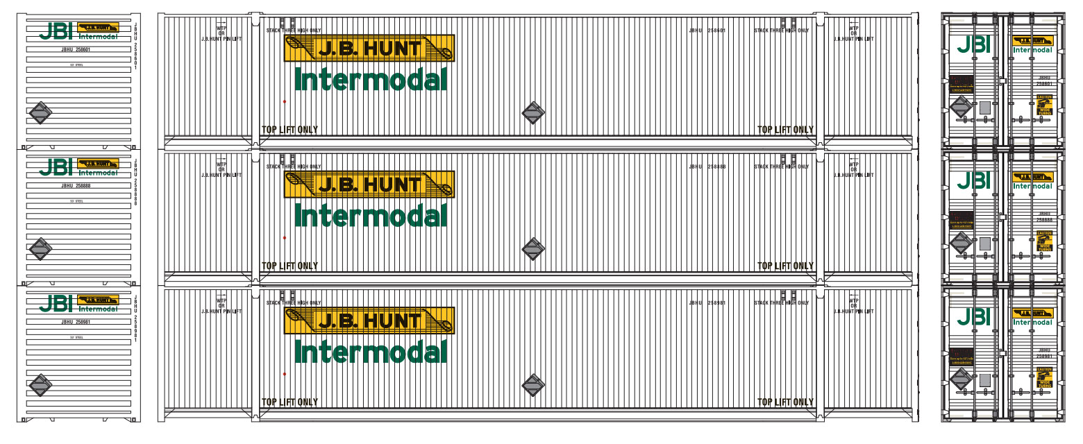 JB Hunt Intermodal All American Trains