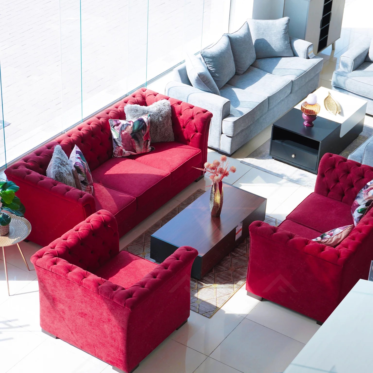 Flared Arm Sofa Set AA TIENDA