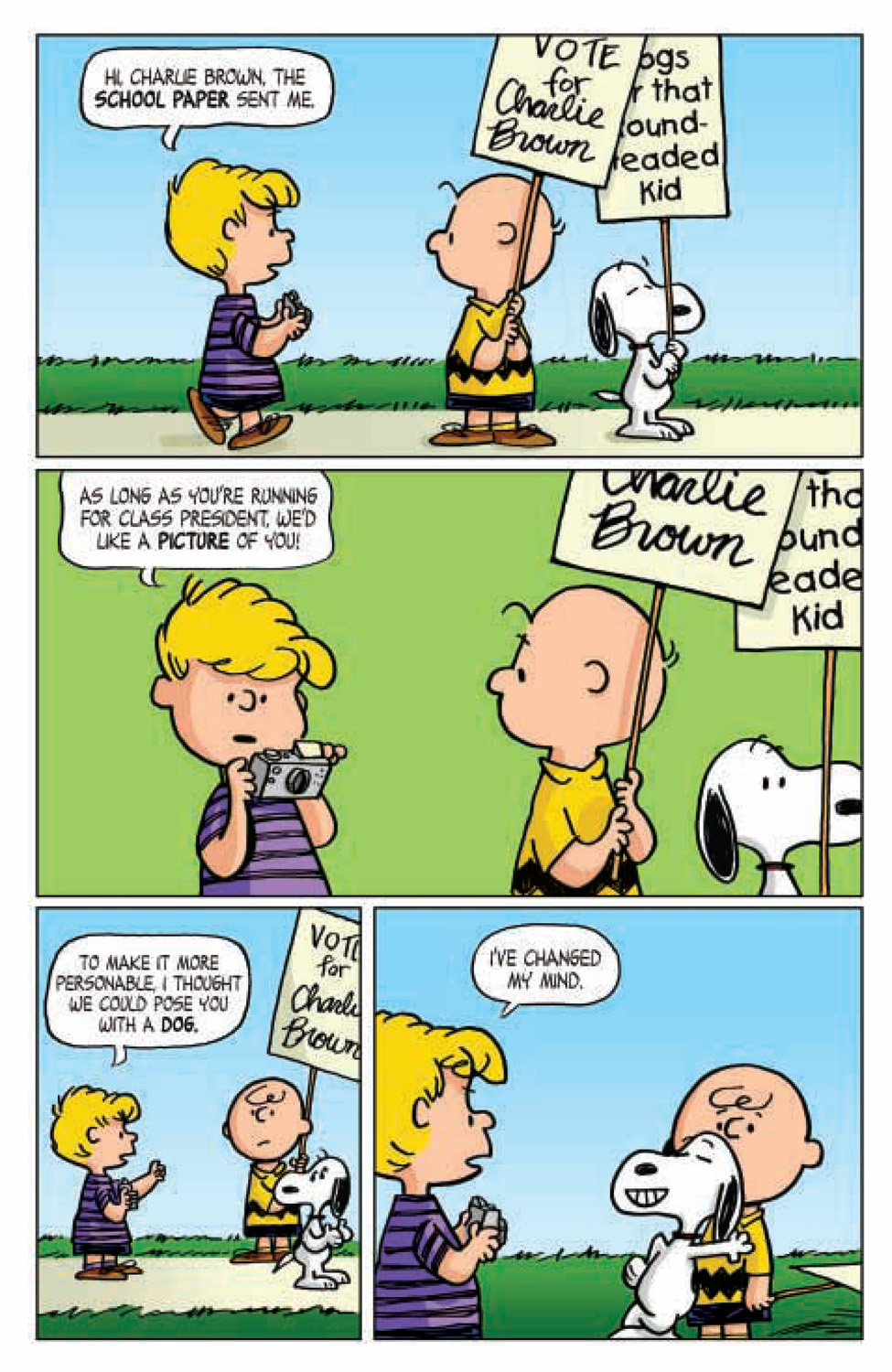 Peanuts comic book issue 3 preview The AAUGH Blog