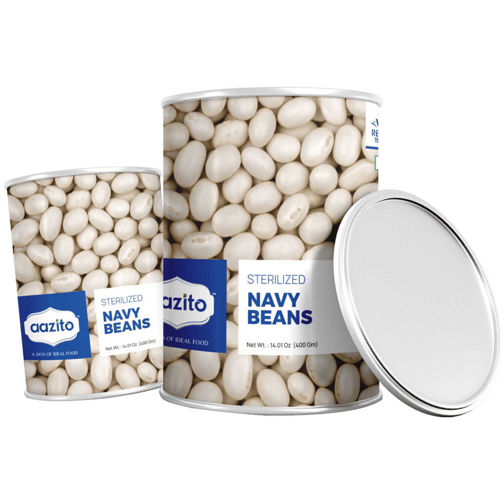 Canned Navy Beans Manufcaturer and Exporter Aazito