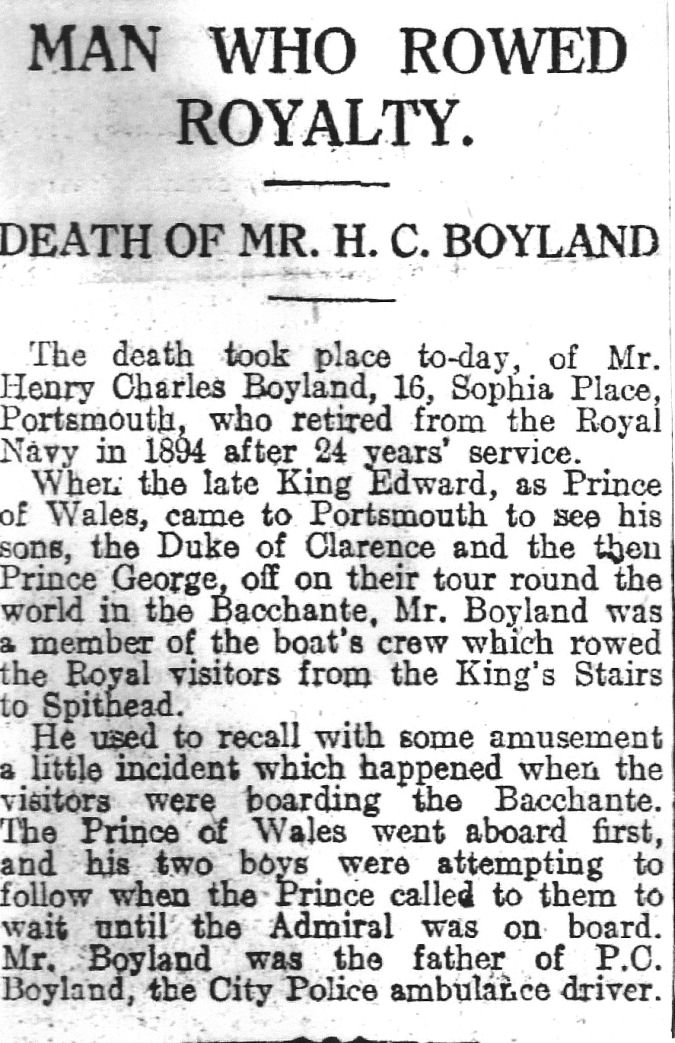 Boyland Family History