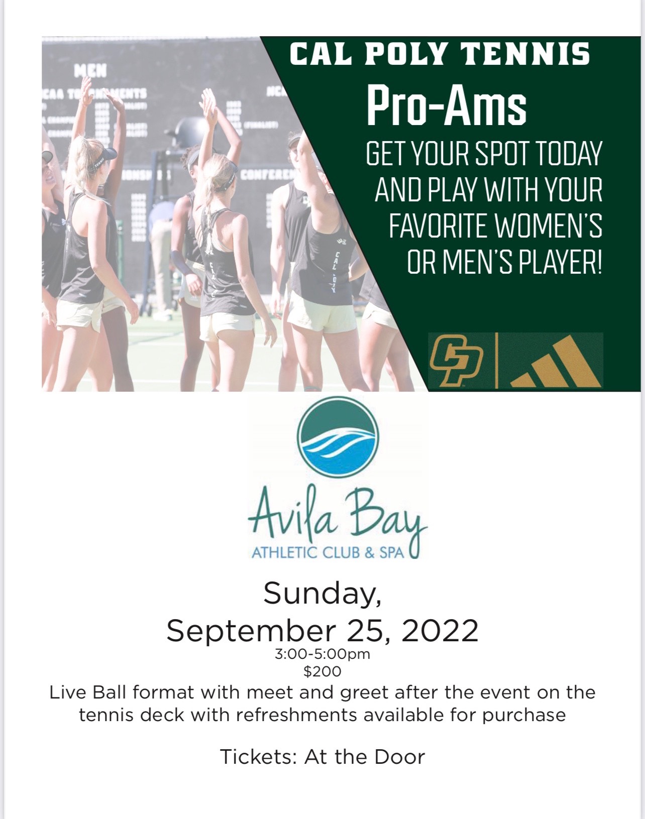 Avila Bay Athletic Club & Spa View Announcement 9/21/2022 September Newsletter 2022