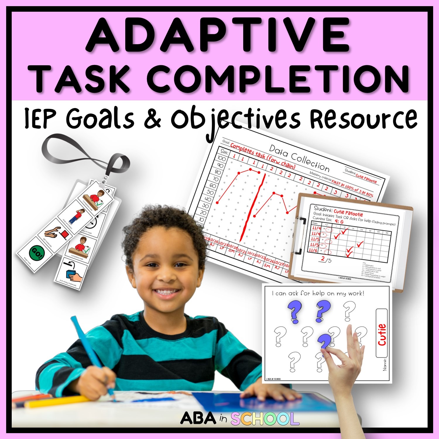 Work Completion Adaptive IEP Goals Data Analysis Behavior Management