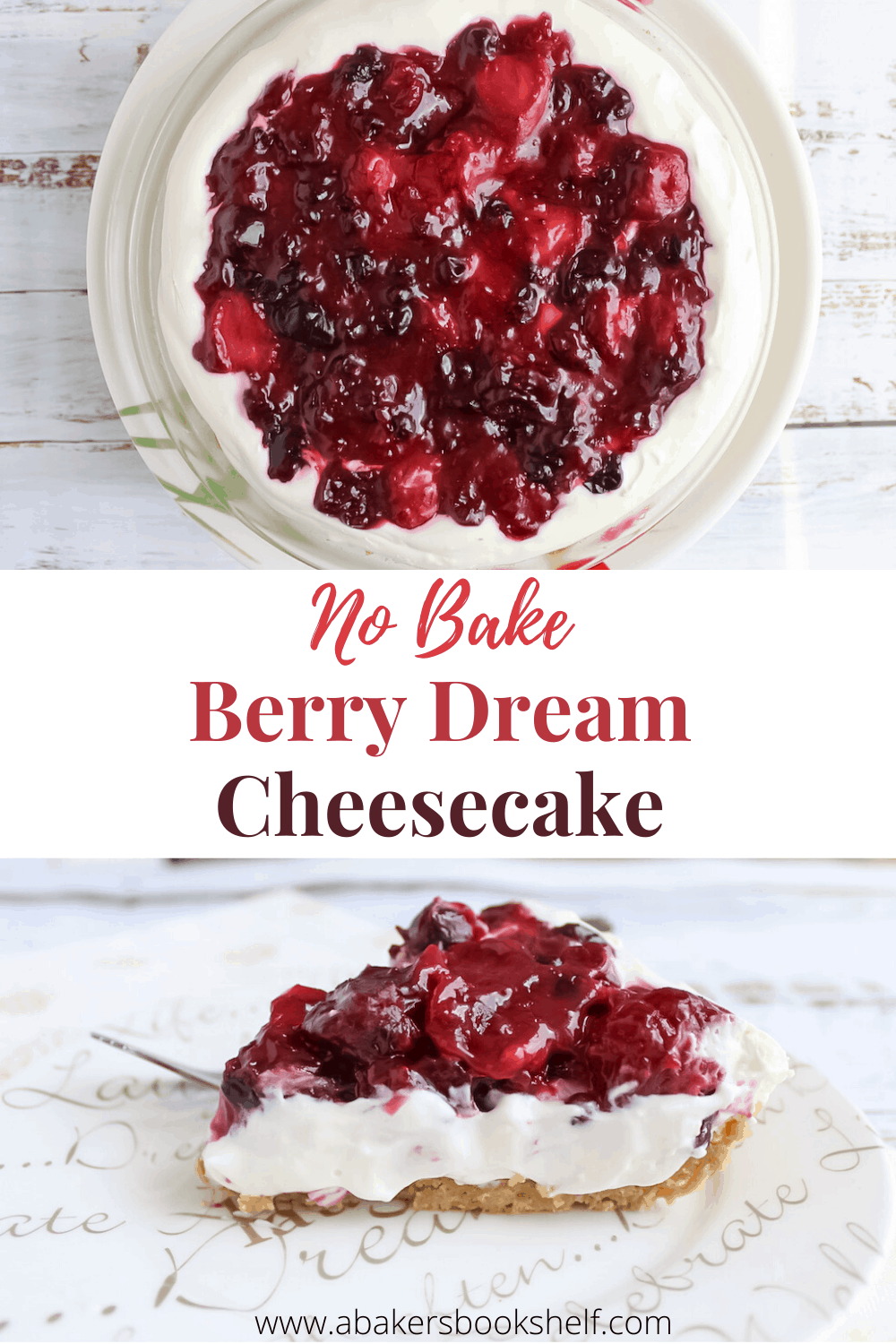 No Bake Cheesecake with Dream Whip A Baker's Bookshelf