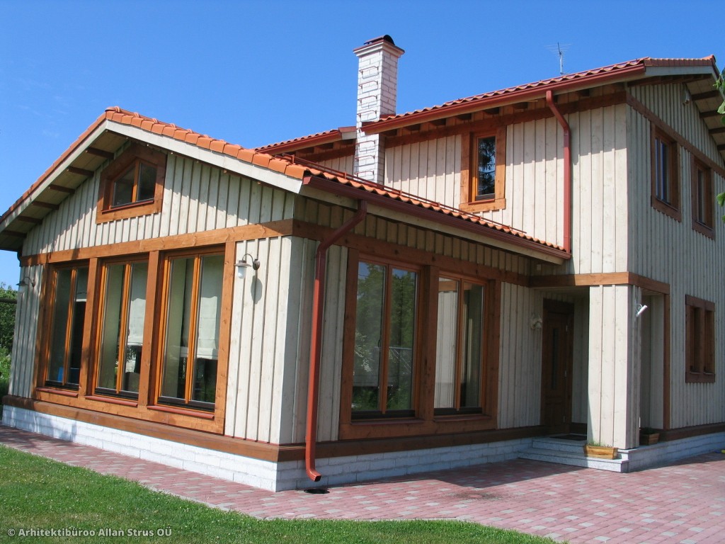 Wooden house in Tallinn, 2004 Arhitektibüroo Allan Strus