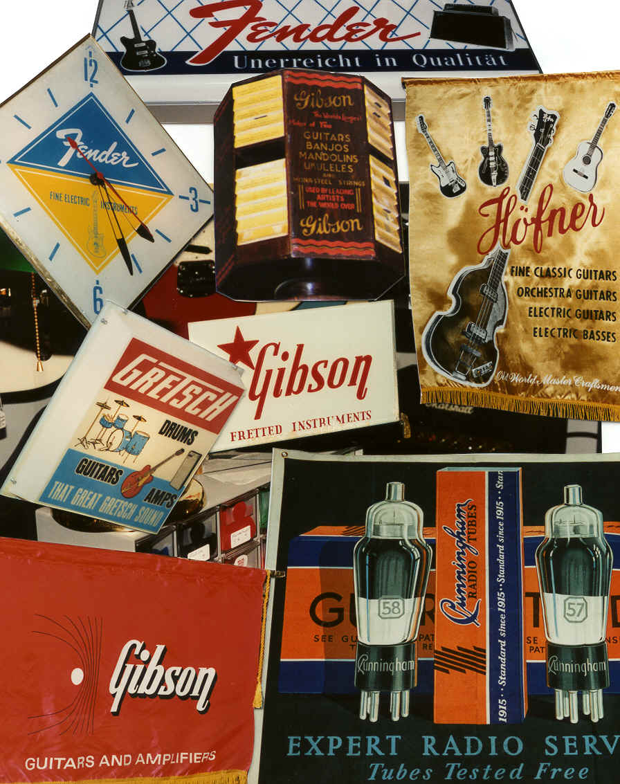 Vintage Music Store Displays