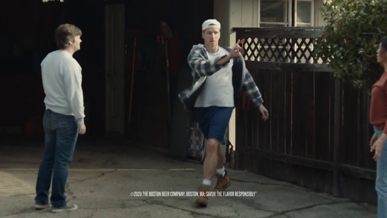 Samuel Adams YOUR COUSIN FROM BOSTON LOVES HOOPS Ad Commercial on TV 2020