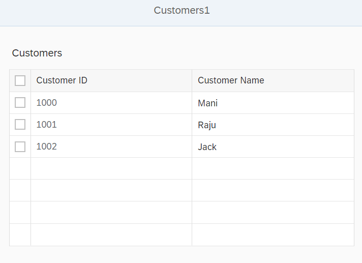 How to create SAP UI5 Grid table with OData model ABAYTHON