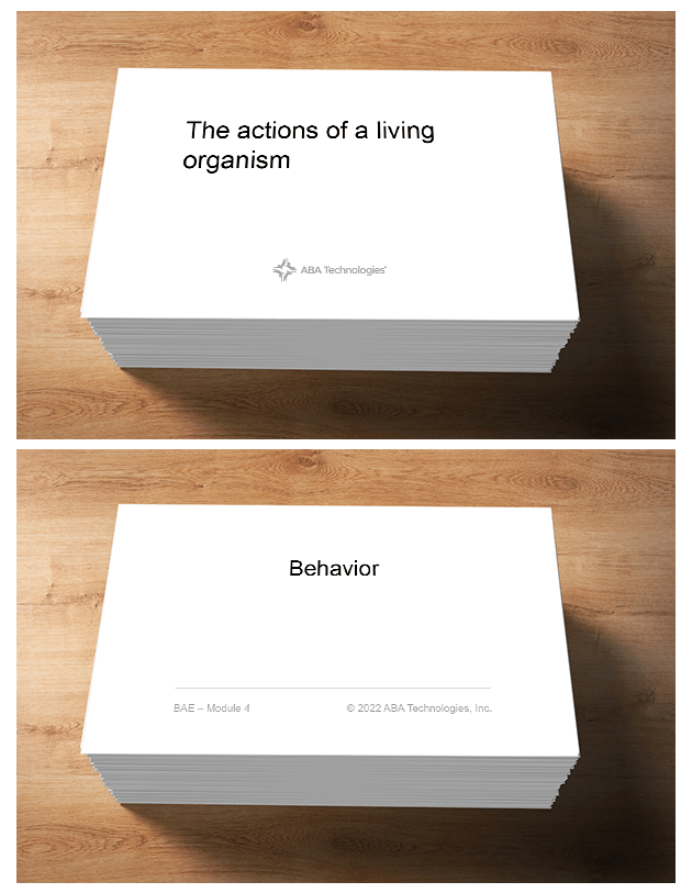 Behavior Analysis Essentials (BAE) Flashcards ABA Technologies
