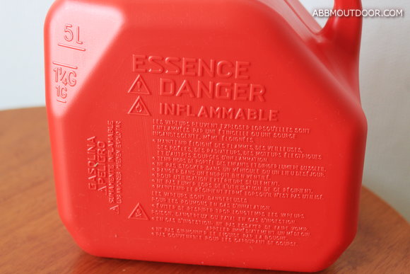 季節外れに携行缶を買ってみました scepter5Lタンク ABBM OUTDOOR