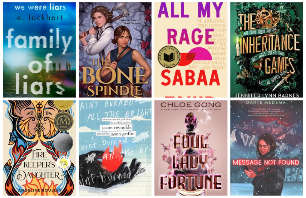 Popular YA Books of 2023 Abbot Public Library