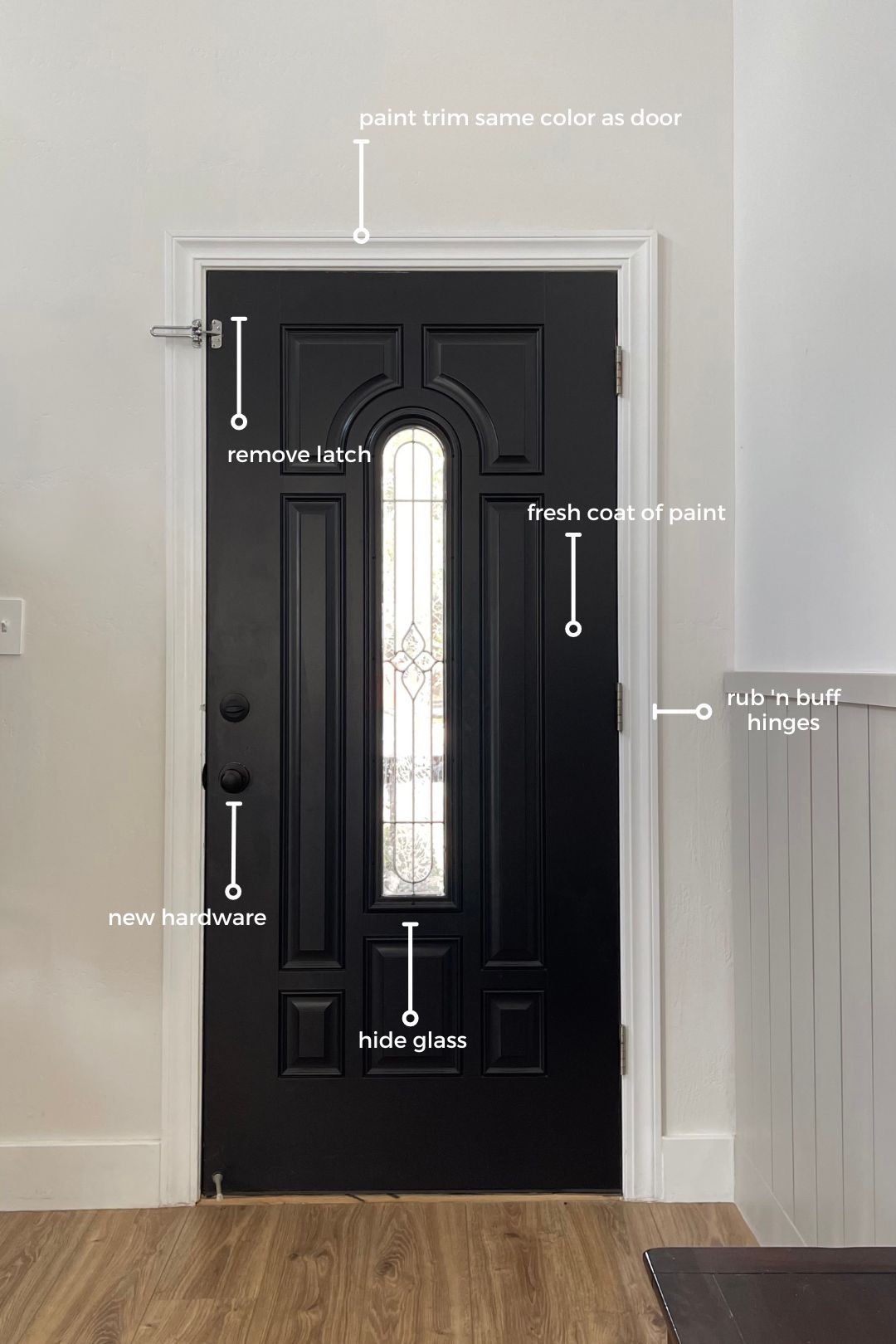 Our Front Entry Door Transformation Abbott Abode