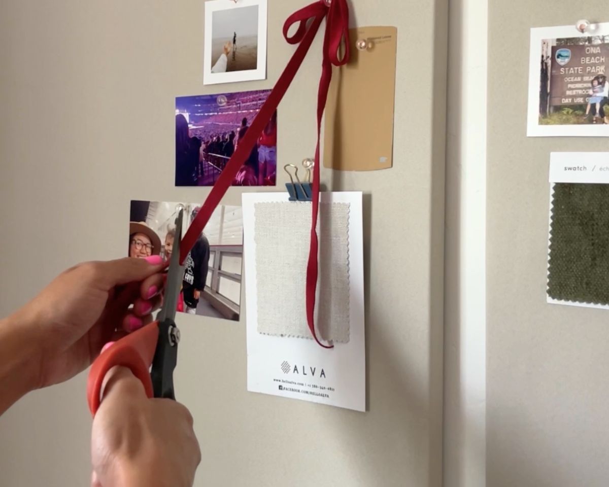 Easy DIY Linen Pinboard Abbott Abode