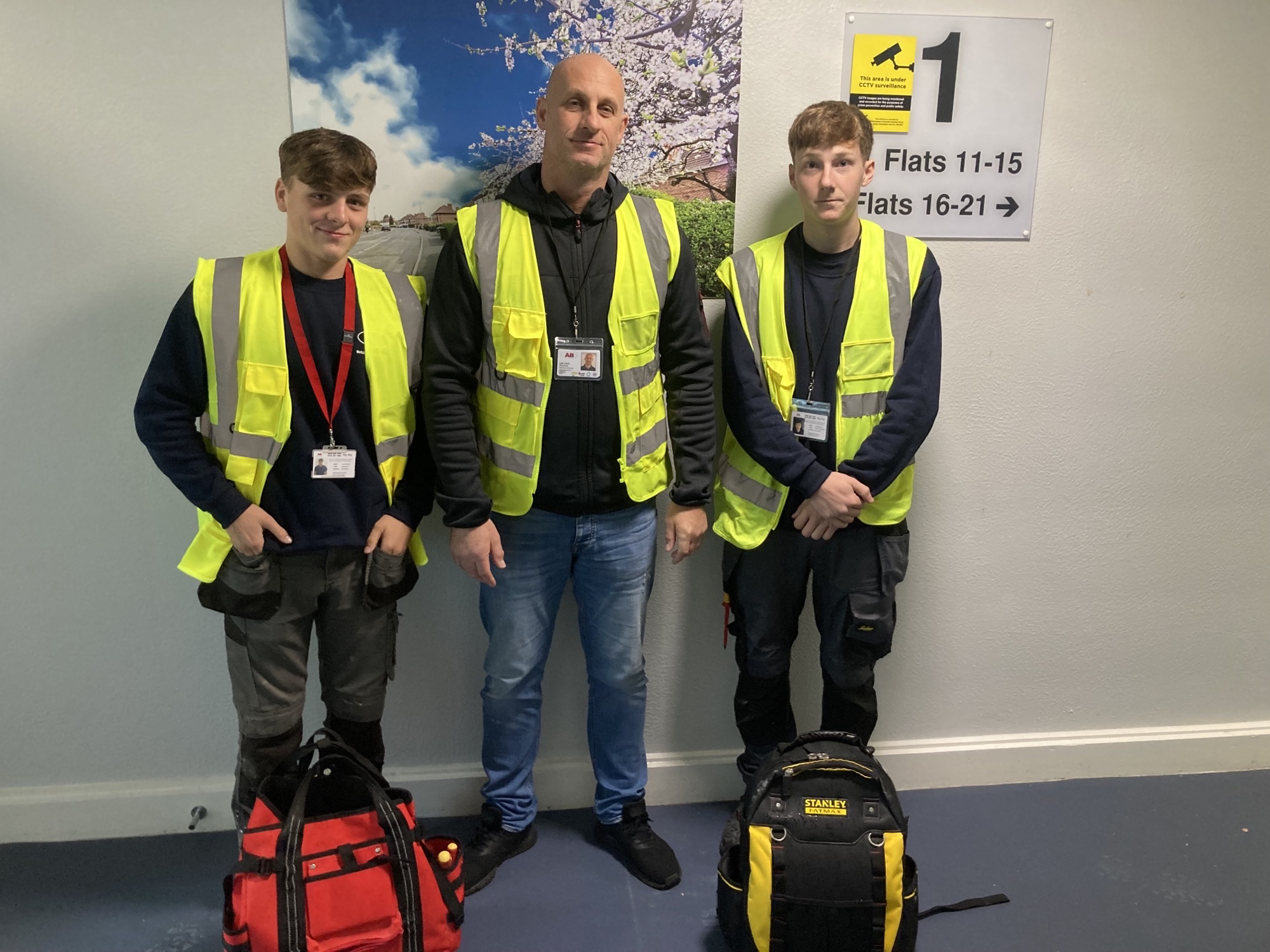 AB are happy to 2 new electrical apprentices into our team AB Building & Electrical