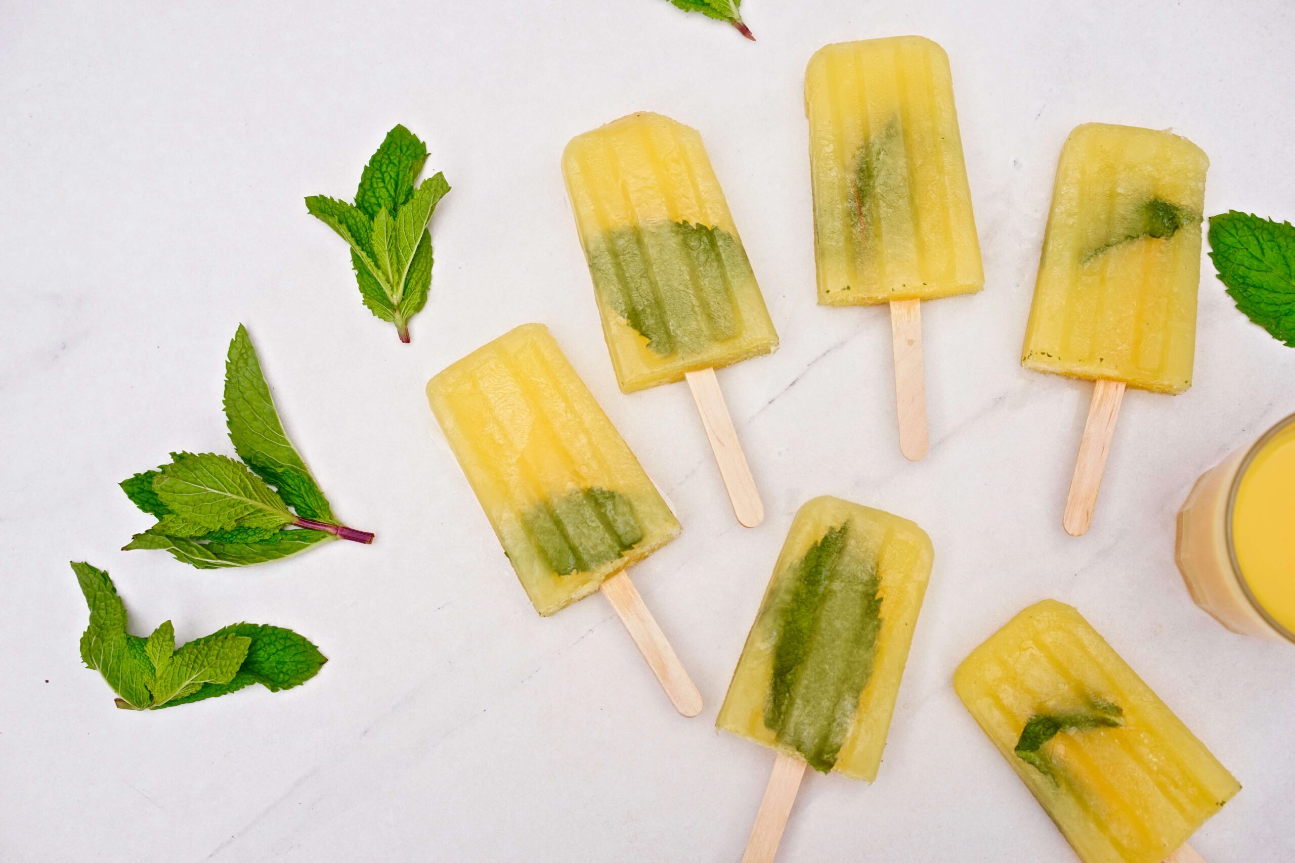 Orange smash popsicles Abby Langer Nutrition