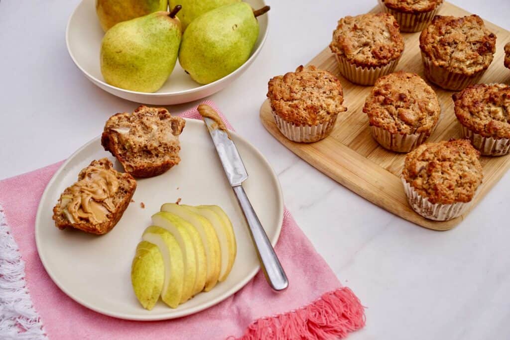 Recette de muffin aux poires et aux épices