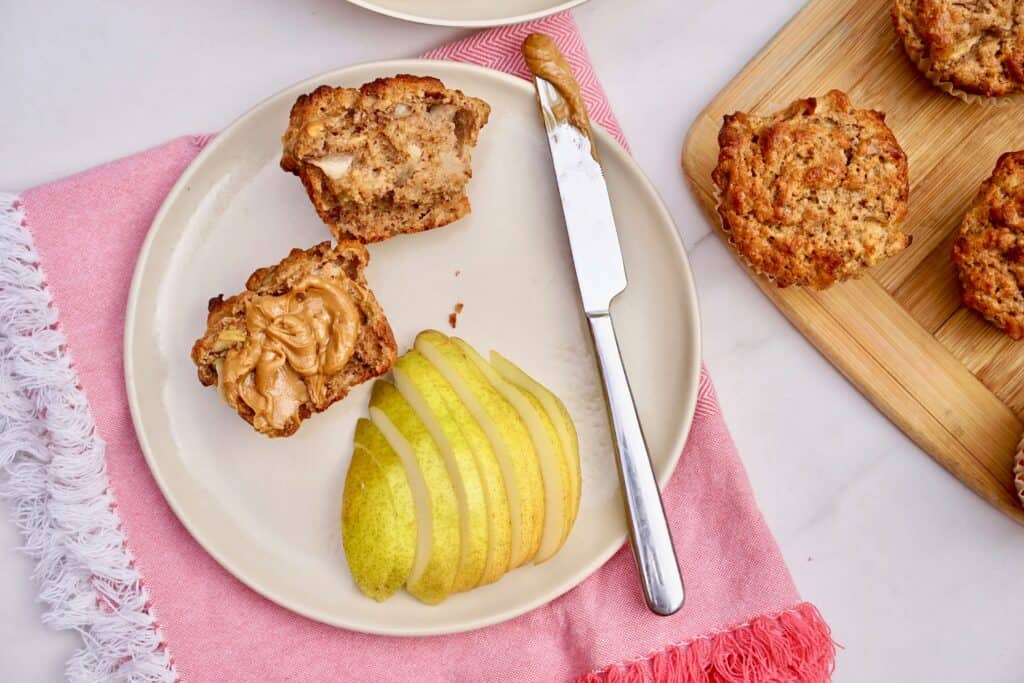 recette de muffin aux poires et aux épices