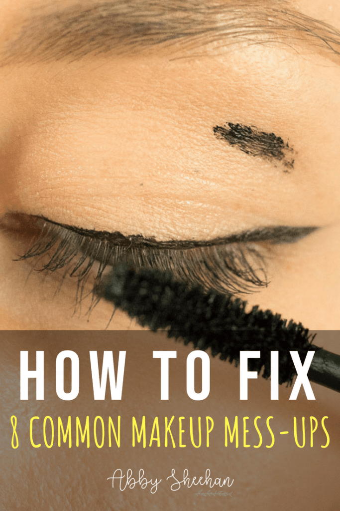 How to Fix 8 Common Makeup MessUps Abby Sheehan Makeup