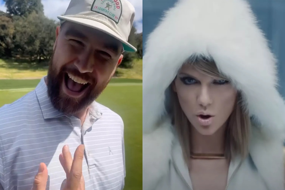 Travis Kelce Golfs with Friends While Blasting Taylor Swift’s ‘Bad