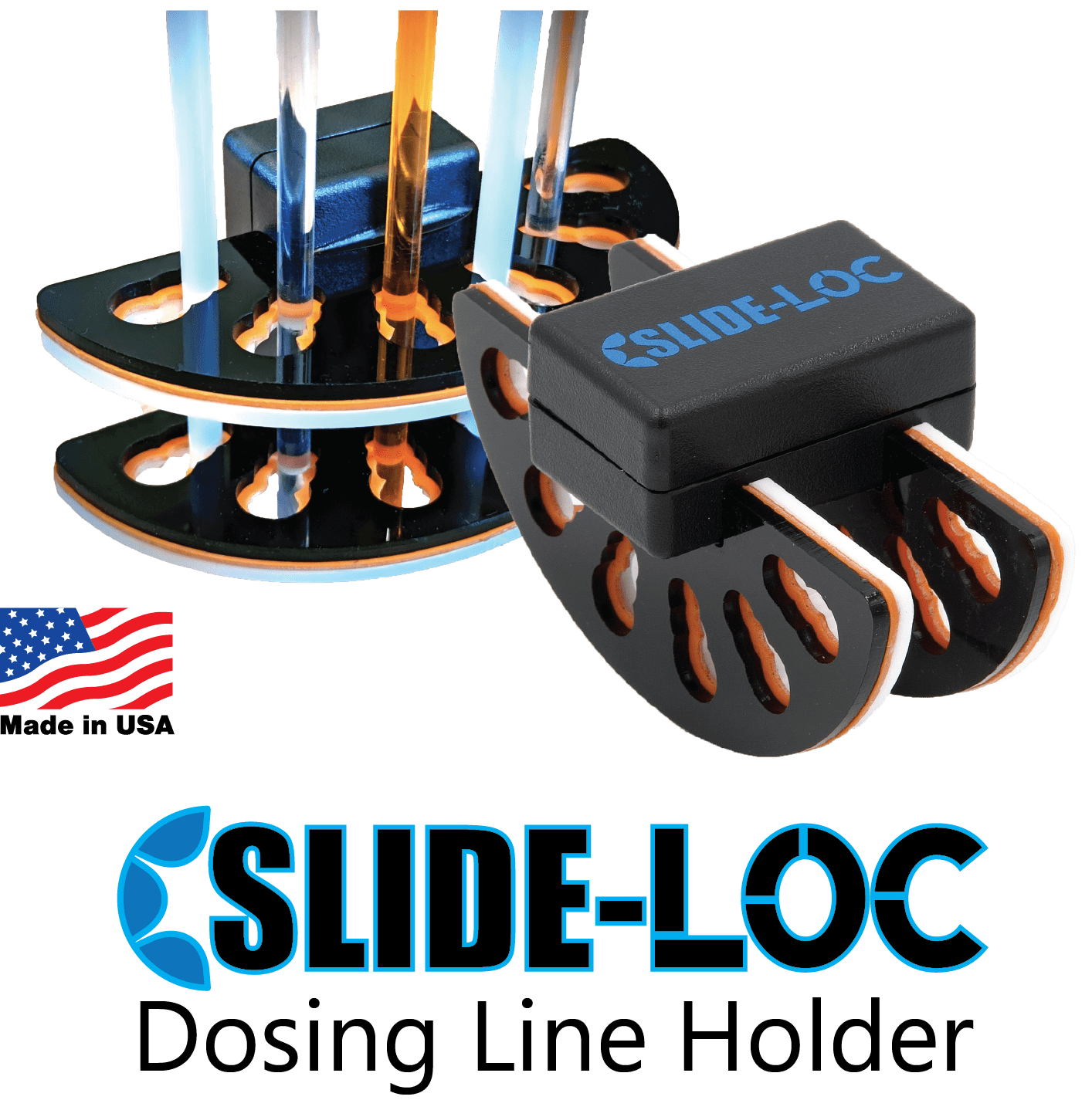 Dosing Line Holder Lable Abc Aqua + inc.