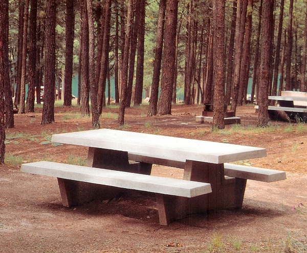 Concrete Picnic Tables, Park Tables & Benches Are Durable ... (600 x 496 Pixel)