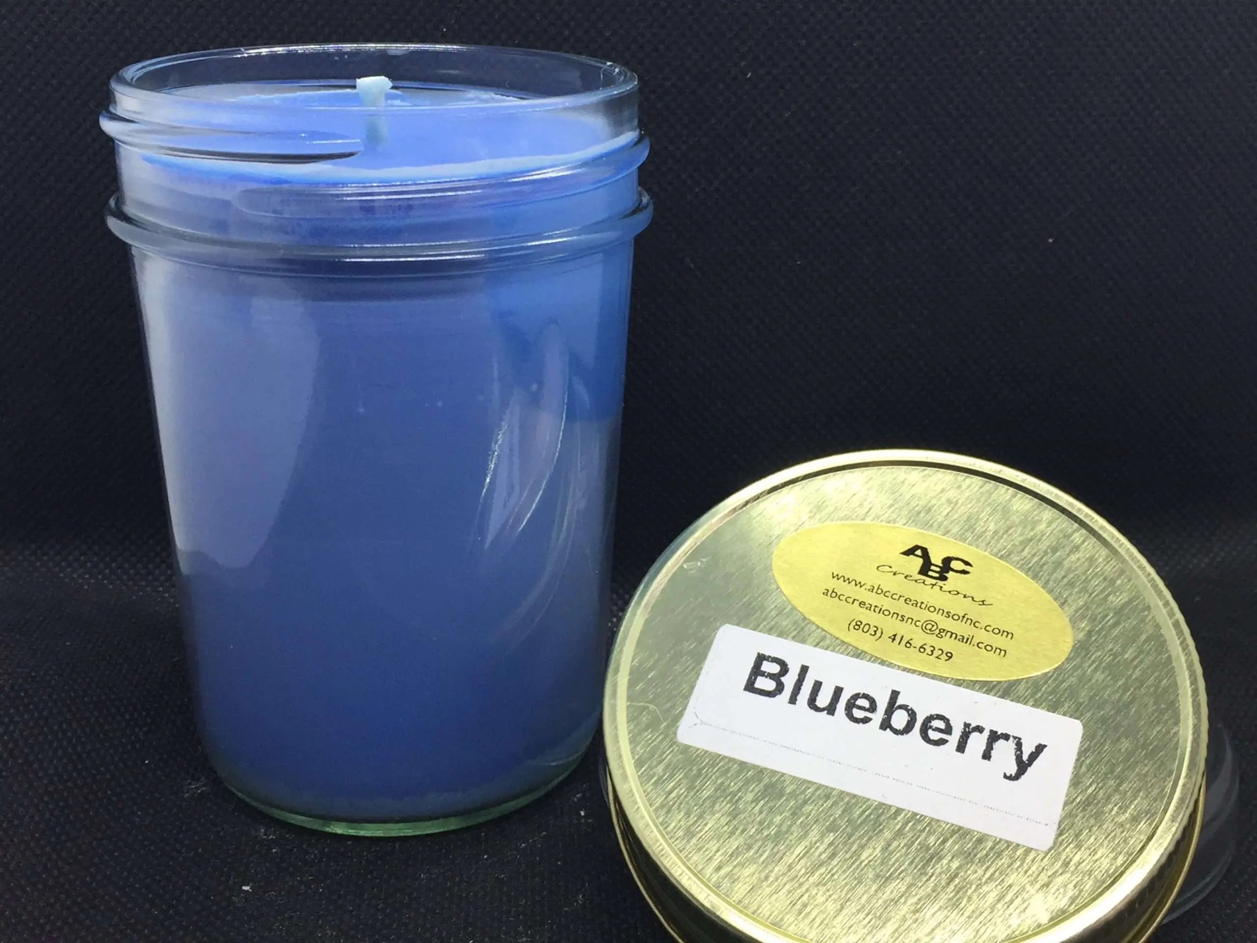 Blueberry Soy Candle ABC Creations of NC