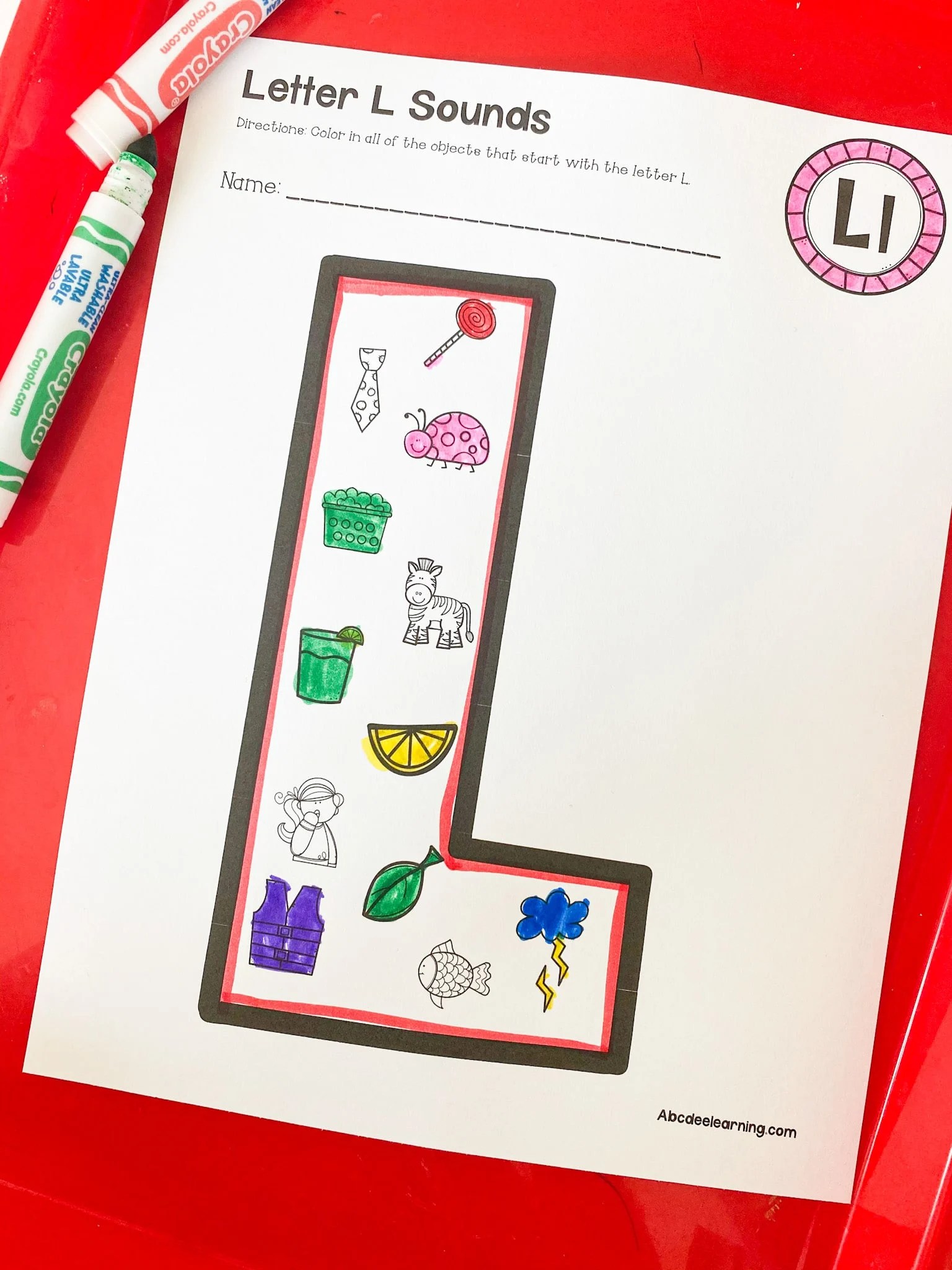 15 EASY Letter L Crafts and Activities - ABCDee Learning