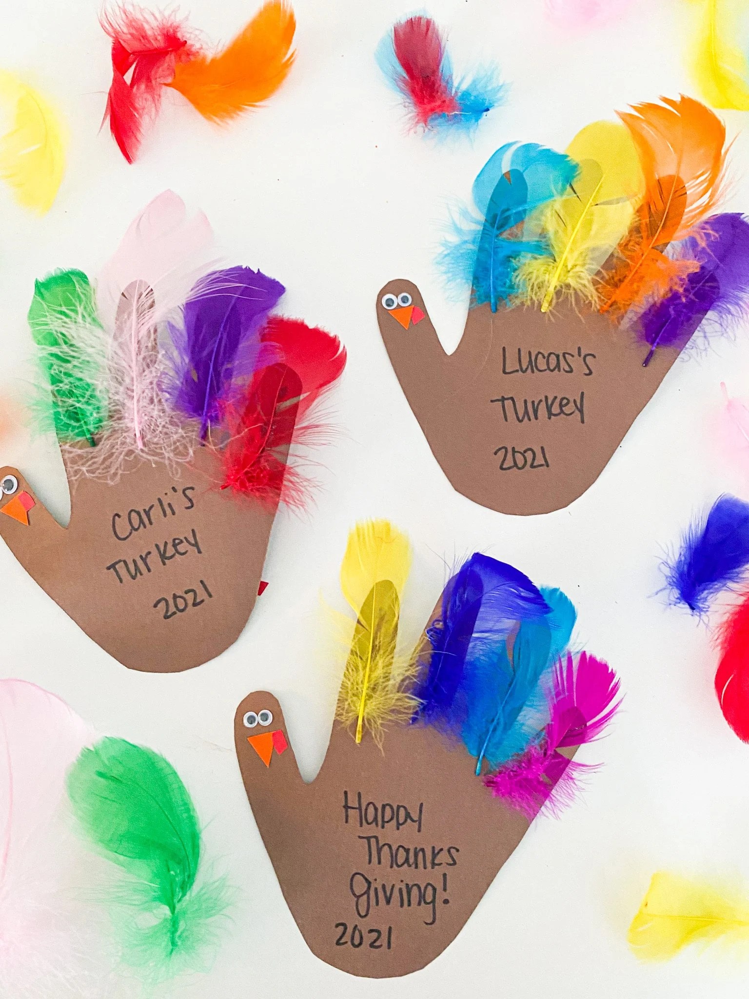 17 EASY Preschool Turkey Crafts - ABCDee Learning