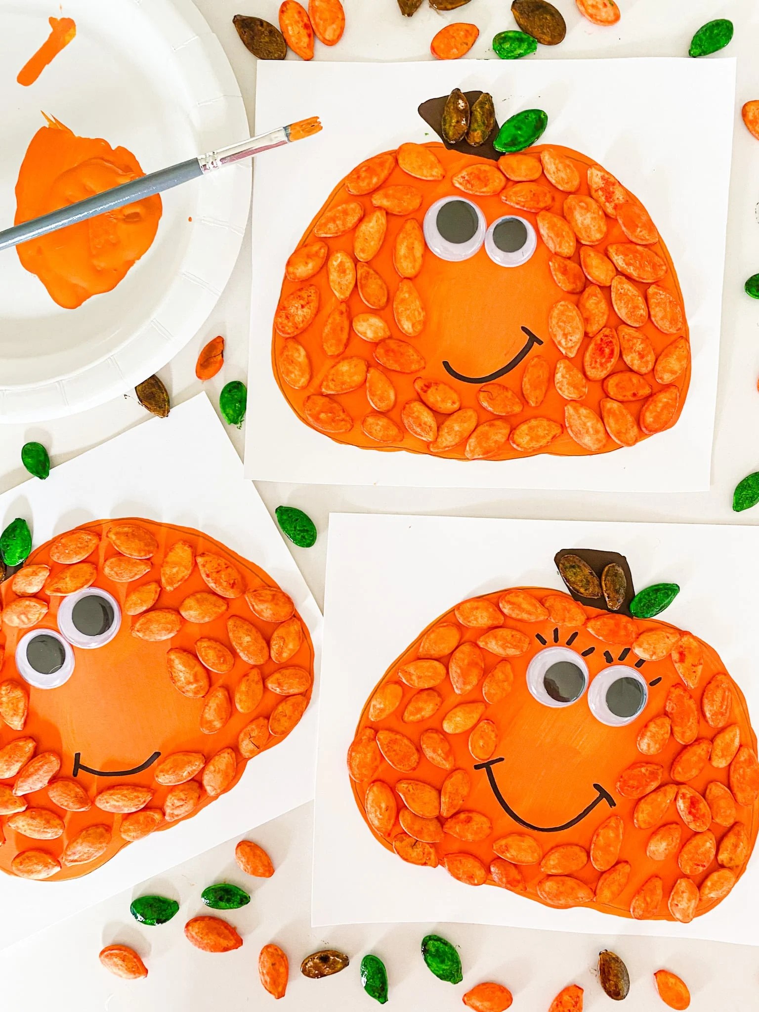 Pumpkin Crafts For Kindergarten