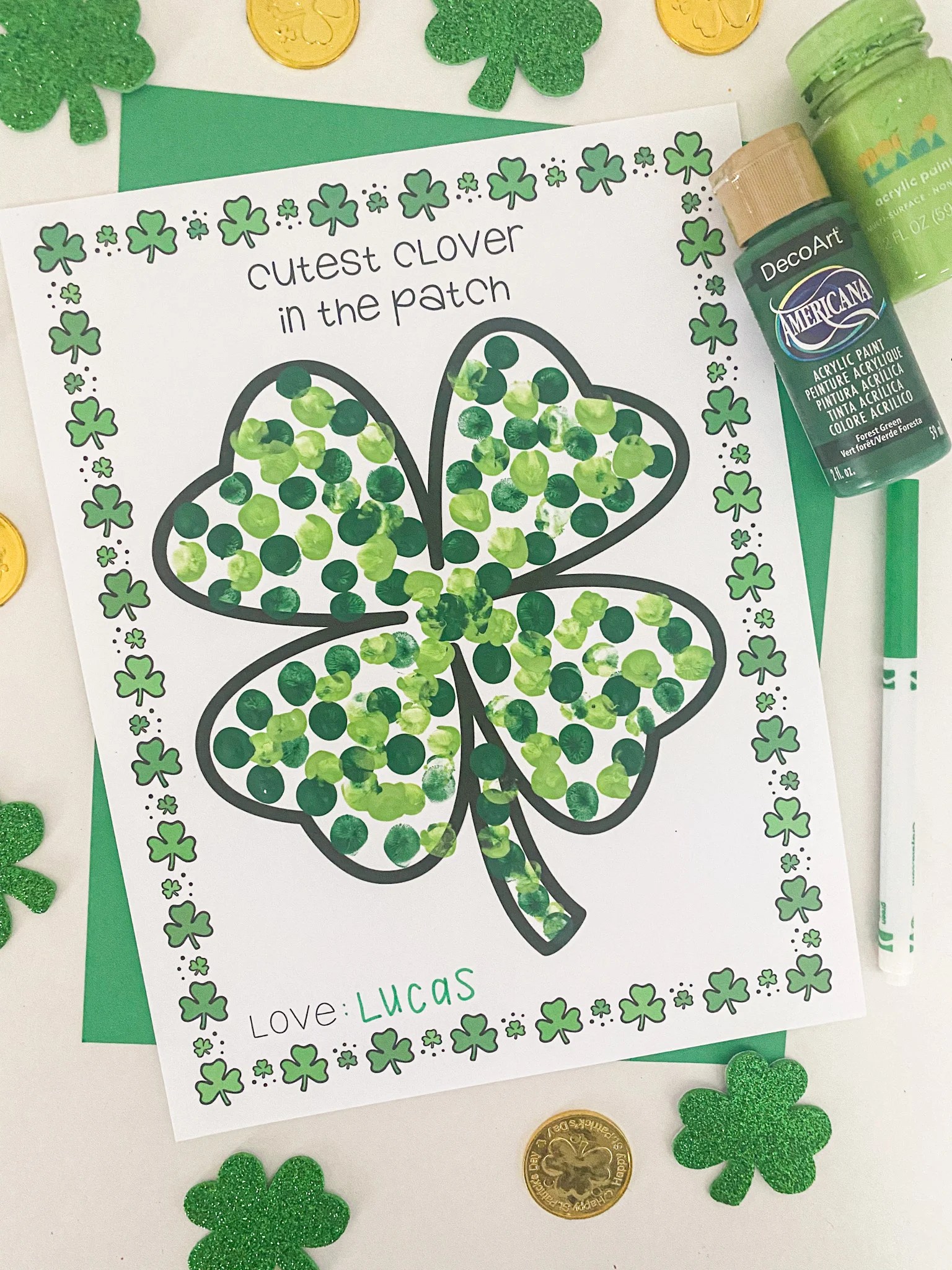 15 EASY Shamrock Crafts for Preschoolers (2024) ABCDee Learning