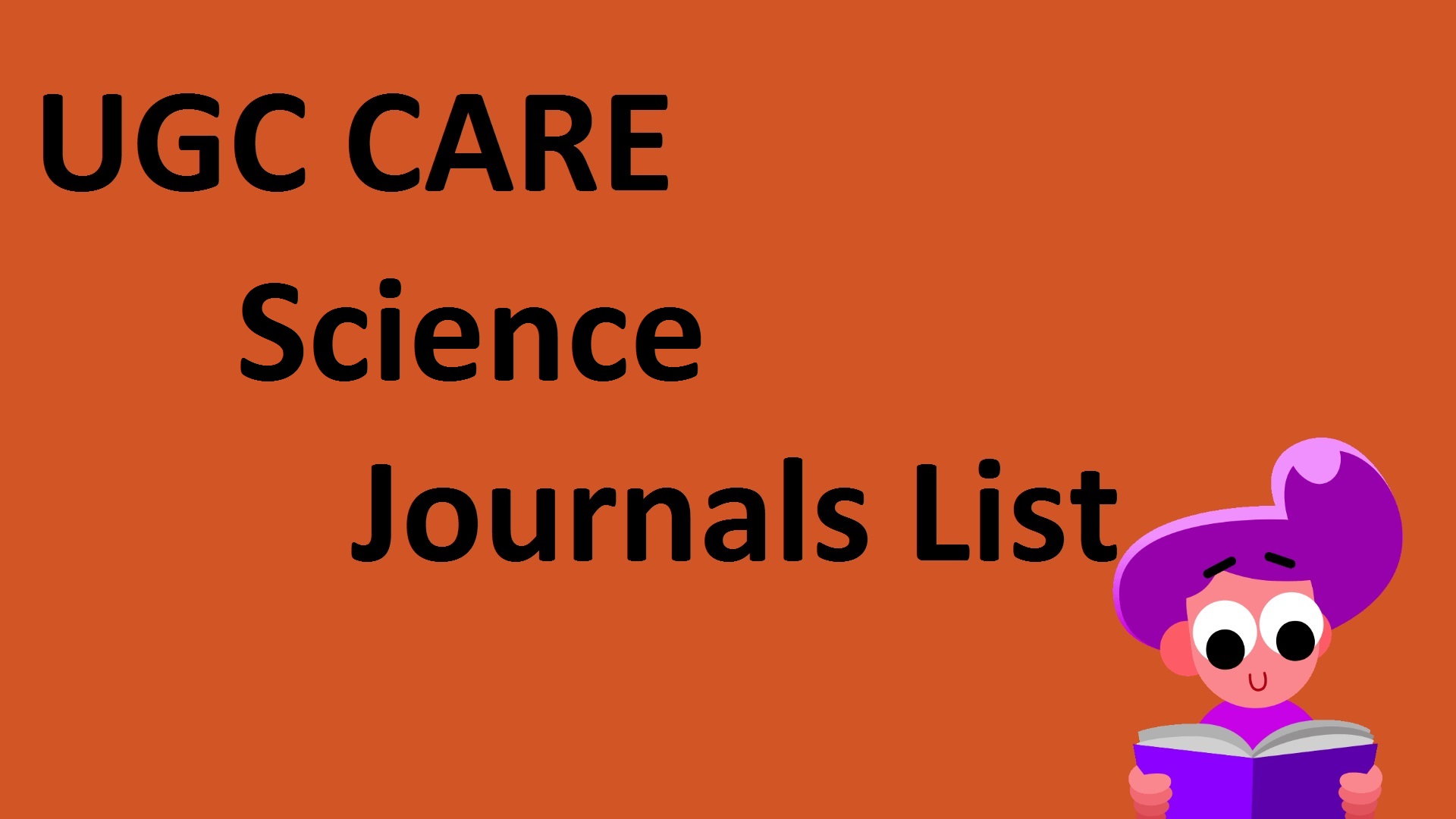 UGC Care Approved Science Journals List