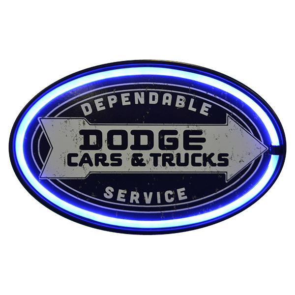 Dodge LED "Neon" Light Up Sign ABC Distributors, Inc.